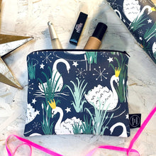 Load image into Gallery viewer, Winter Swan Wash Bag