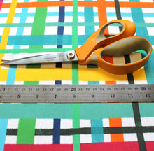 Load image into Gallery viewer, Multicoloured Check Fabric