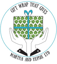 Load image into Gallery viewer, Brussels Sprout Christmas Gift Wrap - Martha and Hepsie