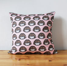 Load image into Gallery viewer, Pink Hedgehog Cushion - Martha and Hepsie
