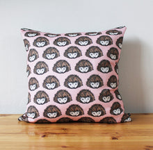 Load image into Gallery viewer, Pink Hedgehog Cushion - Martha and Hepsie