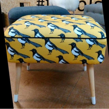 Load image into Gallery viewer, Yellow Magpie Fabric - Martha and Hepsie
