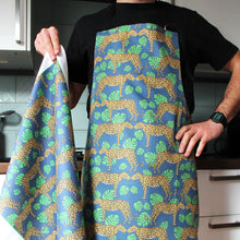 Load image into Gallery viewer, Leopard Tea Towel and matching apron
