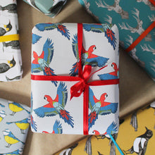 Load image into Gallery viewer, Tropical Parrot Gift Wrap - Martha and Hepsie