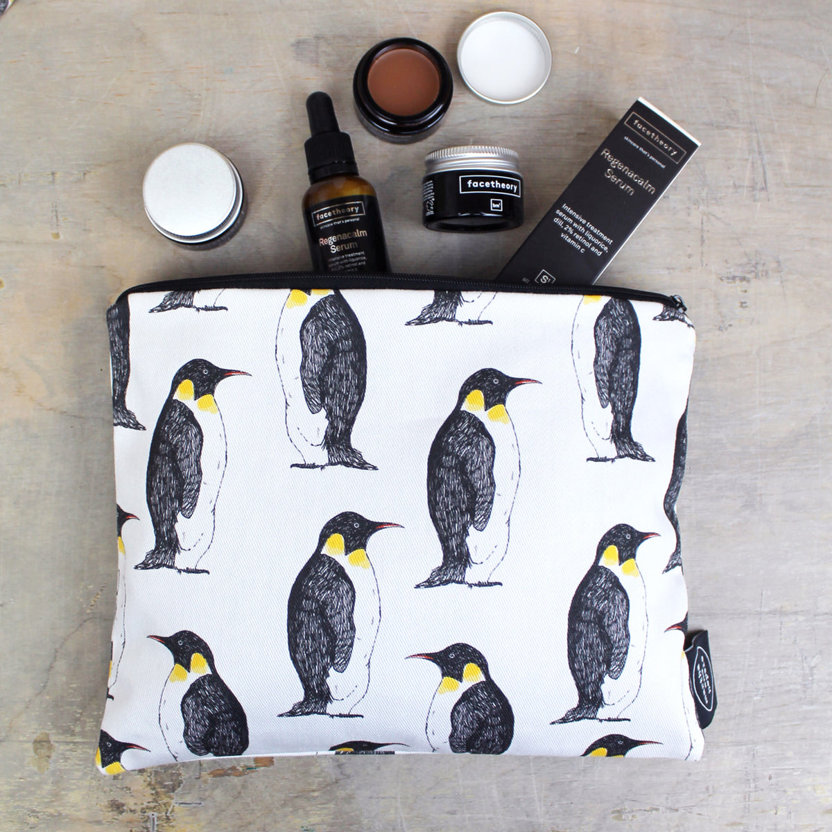 Penguin Wash Bag Martha and Hepsie