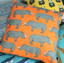Load image into Gallery viewer, Rhino Cushion - Martha and Hepsie