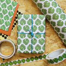 Load image into Gallery viewer, Brussels Sprout Christmas Gift Wrap - Martha and Hepsie
