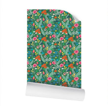 Load image into Gallery viewer, Wildflower Wallpaper - Spring Green