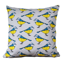 Load image into Gallery viewer, Blue Tit Bird Cushion - Martha and Hepsie
