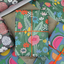 Load image into Gallery viewer, Mixed Botanical Gift Wrap Pack
