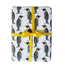 Load image into Gallery viewer, Monochrome Penguin Gift Wrap - Martha and Hepsie