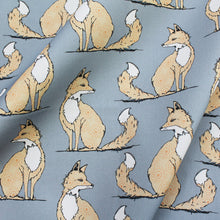 Load image into Gallery viewer, Grey Fox Fabric - Martha and Hepsie