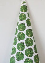 Load image into Gallery viewer, Green Brussels Sprout Christmas Tea Towel - Martha and Hepsie
