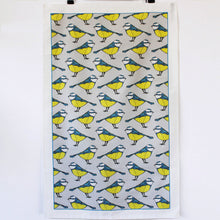 Load image into Gallery viewer, Blue Tit Bird Tea Towel - Martha and Hepsie