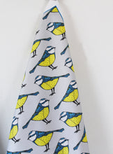 Load image into Gallery viewer, Blue Tit Bird Tea Towel - Martha and Hepsie