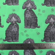 Load image into Gallery viewer, Labradoodle Dog Fabric - Martha and Hepsie
