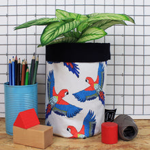 Load image into Gallery viewer, Tropical Parrot Storage Basket - Martha and Hepsie
