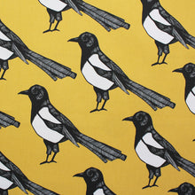 Load image into Gallery viewer, Yellow Magpie Fabric - Martha and Hepsie
