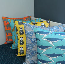 Load image into Gallery viewer, Rhino Cushion - Martha and Hepsie
