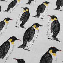 Load image into Gallery viewer, Monochrome Penguin Fabric - Martha and Hepsie