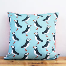 Load image into Gallery viewer, Puffin Cushion - Martha and Hepsie