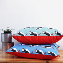 Load image into Gallery viewer, Puffin Cushion - Martha and Hepsie