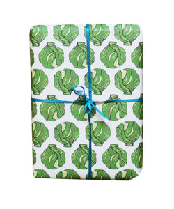 Brussels Sprout Christmas Gift Wrap - Martha and Hepsie