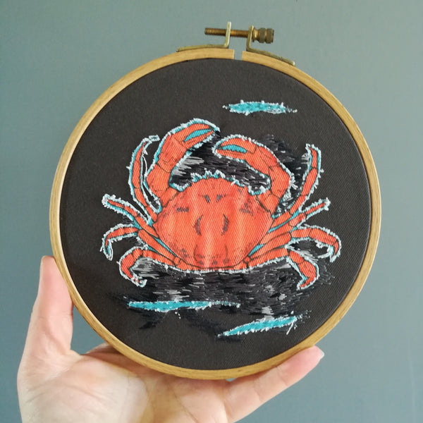 Make an Embroidery Art Hoop.