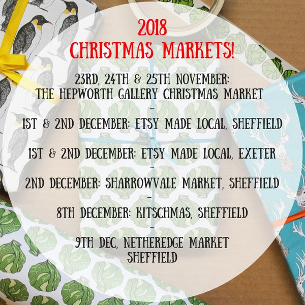 2018 Christmas Market Dates