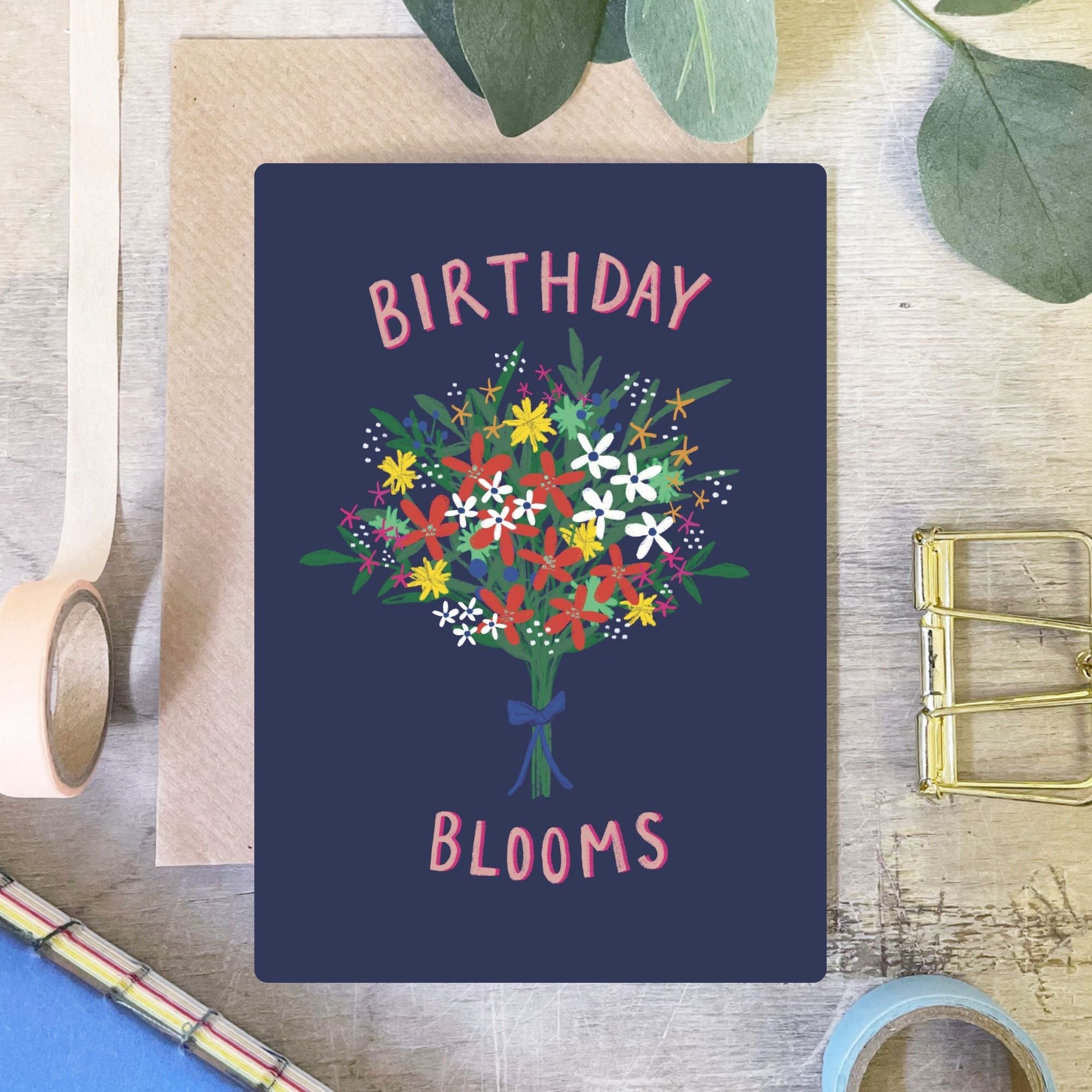 Birthday Blooms Floral Card