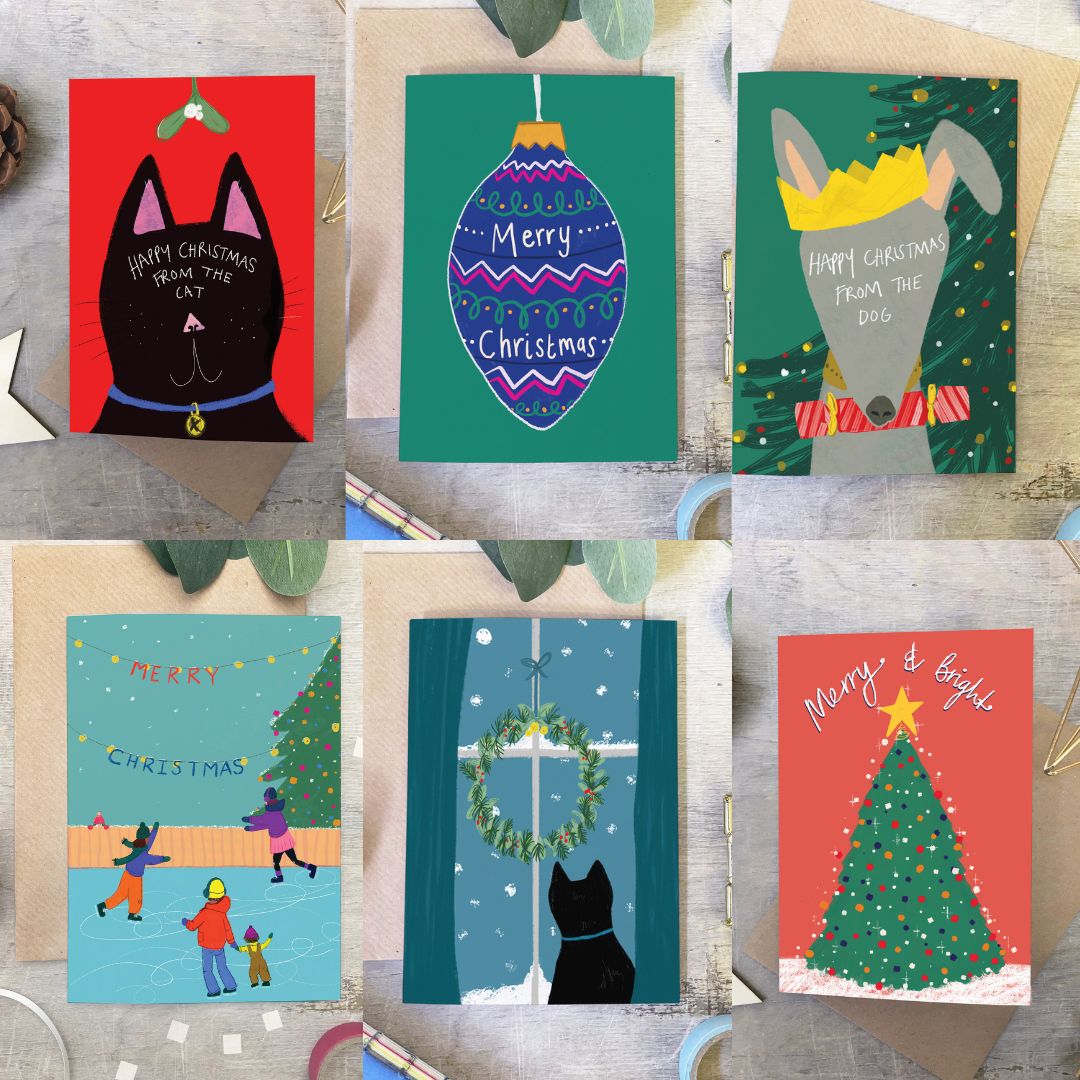 Christmas Card Pack - Martha and Hepsie
