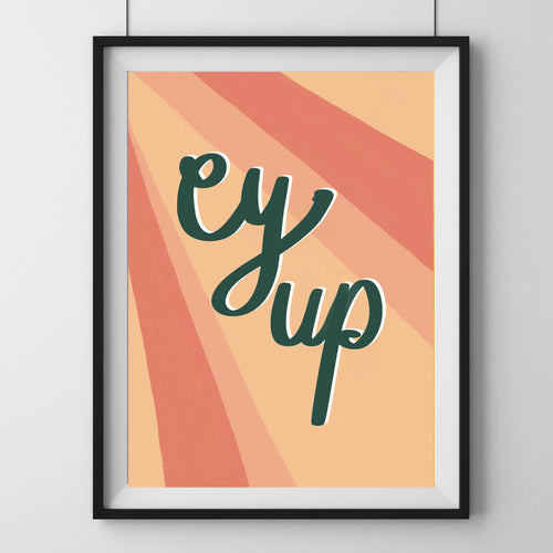 Ey Up Sheffield Print - Martha and Hepsie