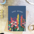 Garden Bloom Happy Birthday Card