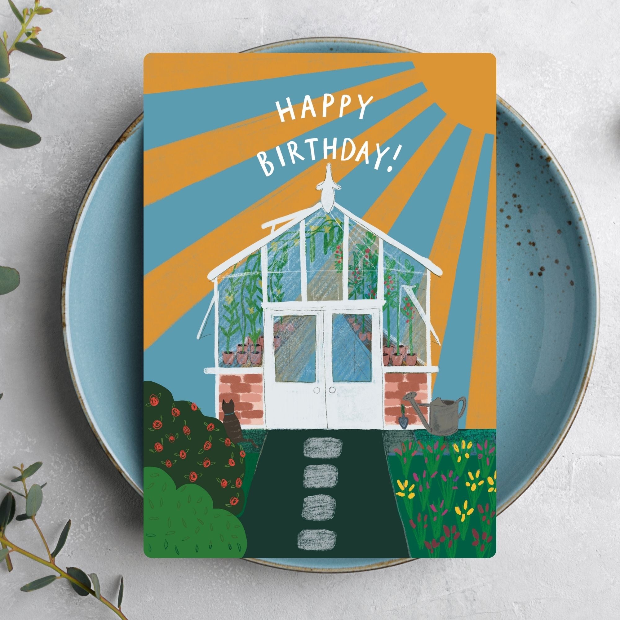 Gardening Happy Birthday Card