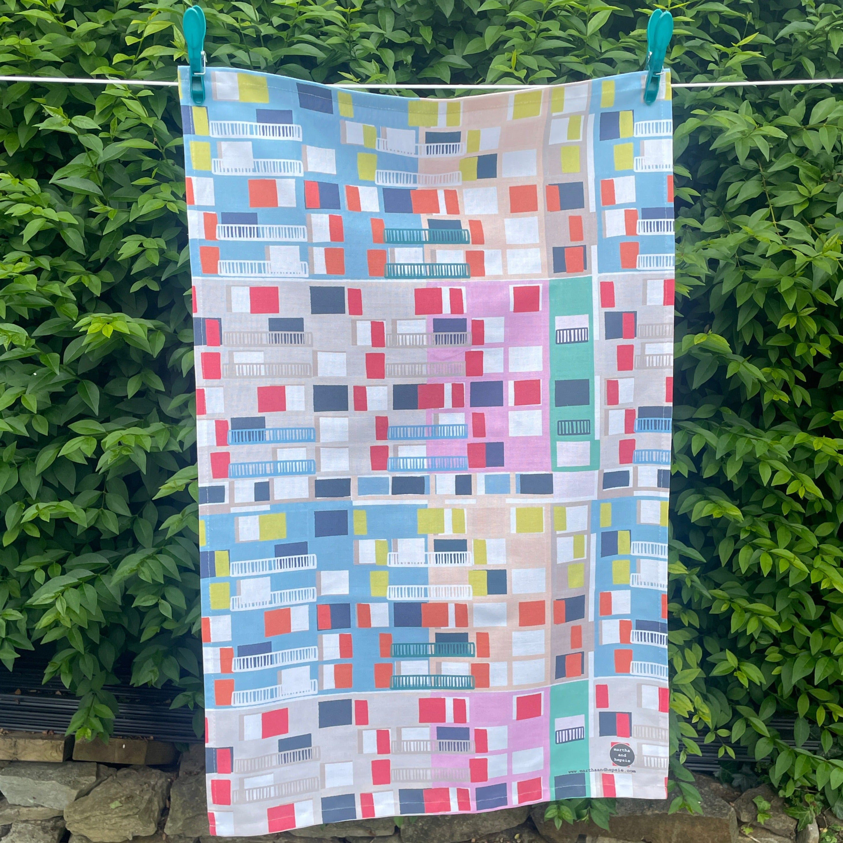 Park Hill Tea Towel - Martha and Hepsie