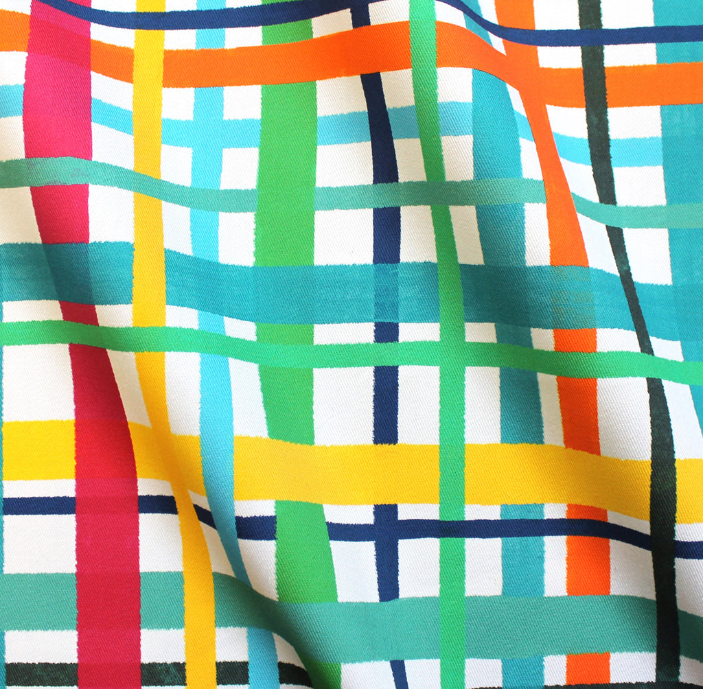 Multicoloured Check Fabric - Martha and Hepsie