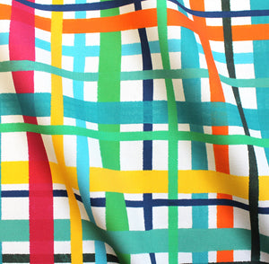 Multicoloured Check Fabric