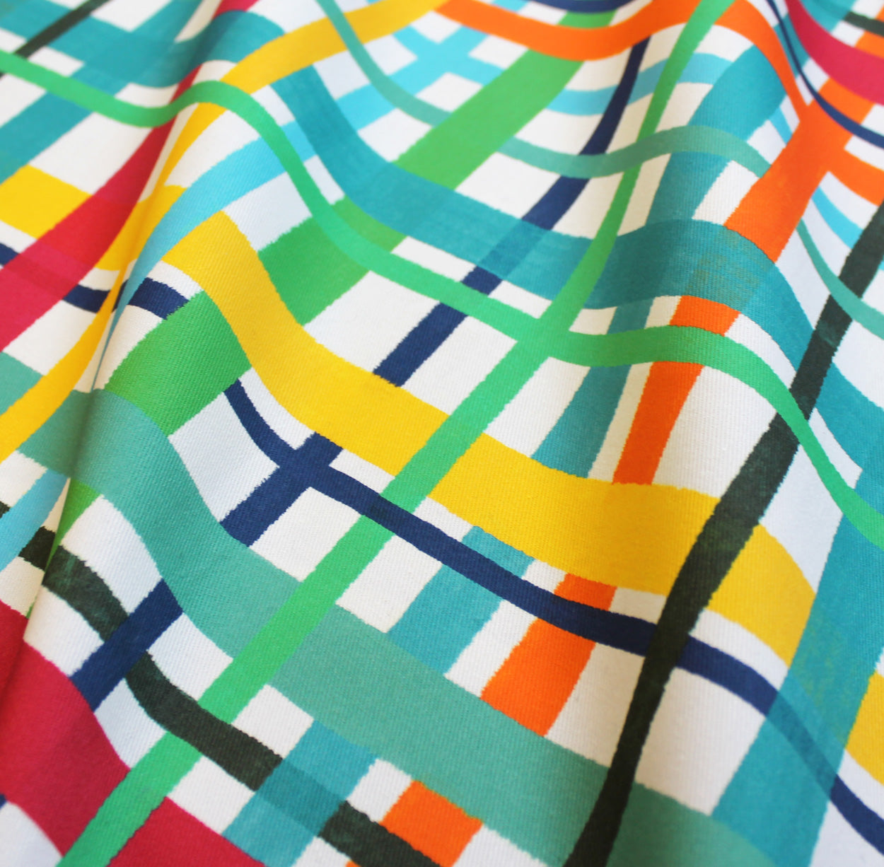 Multicoloured Check Fabric - Martha and Hepsie