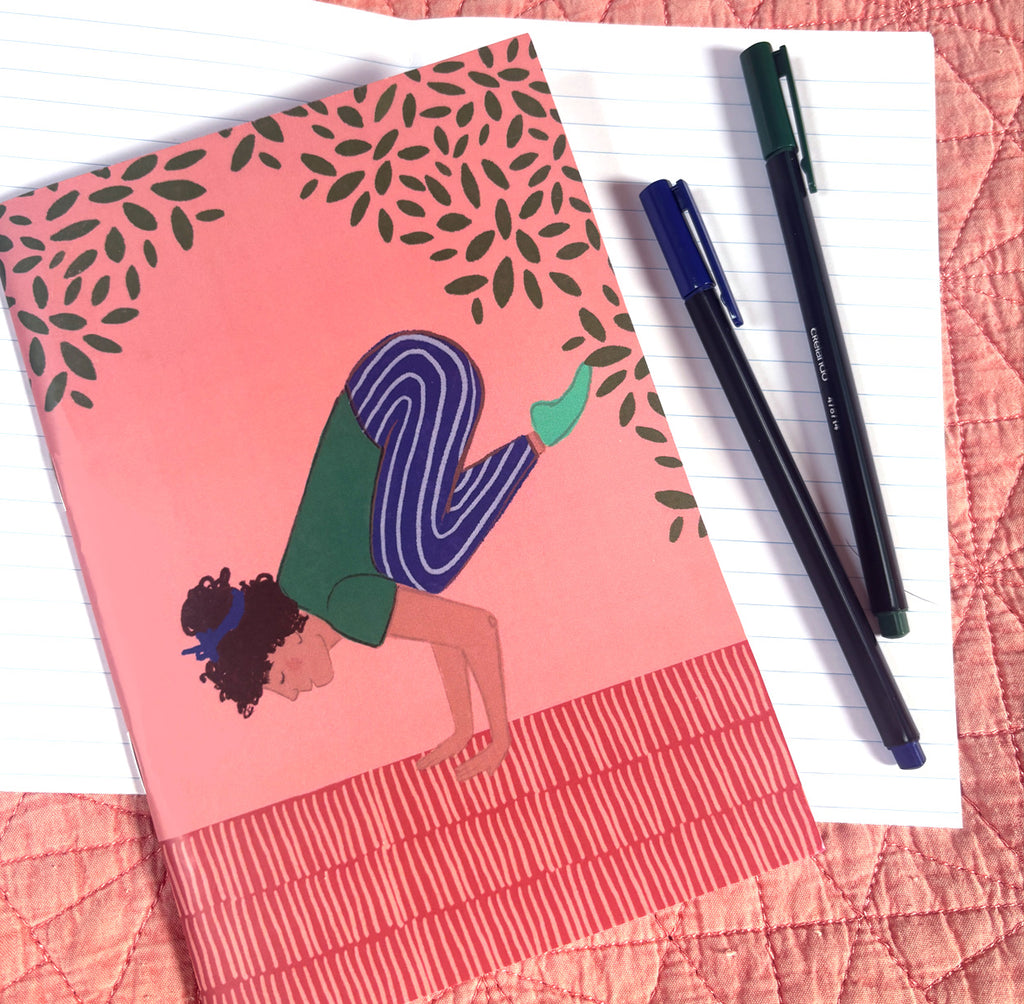 Yoga A5 Lined Notebook - Martha and Hepsie