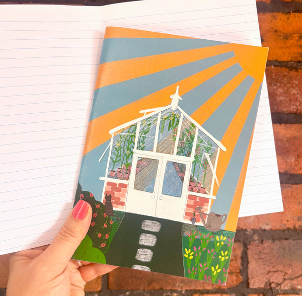 Gardening A5 Lined Notebook - Martha and Hepsie