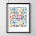 Park Hill Sheffield Print - Martha and Hepsie