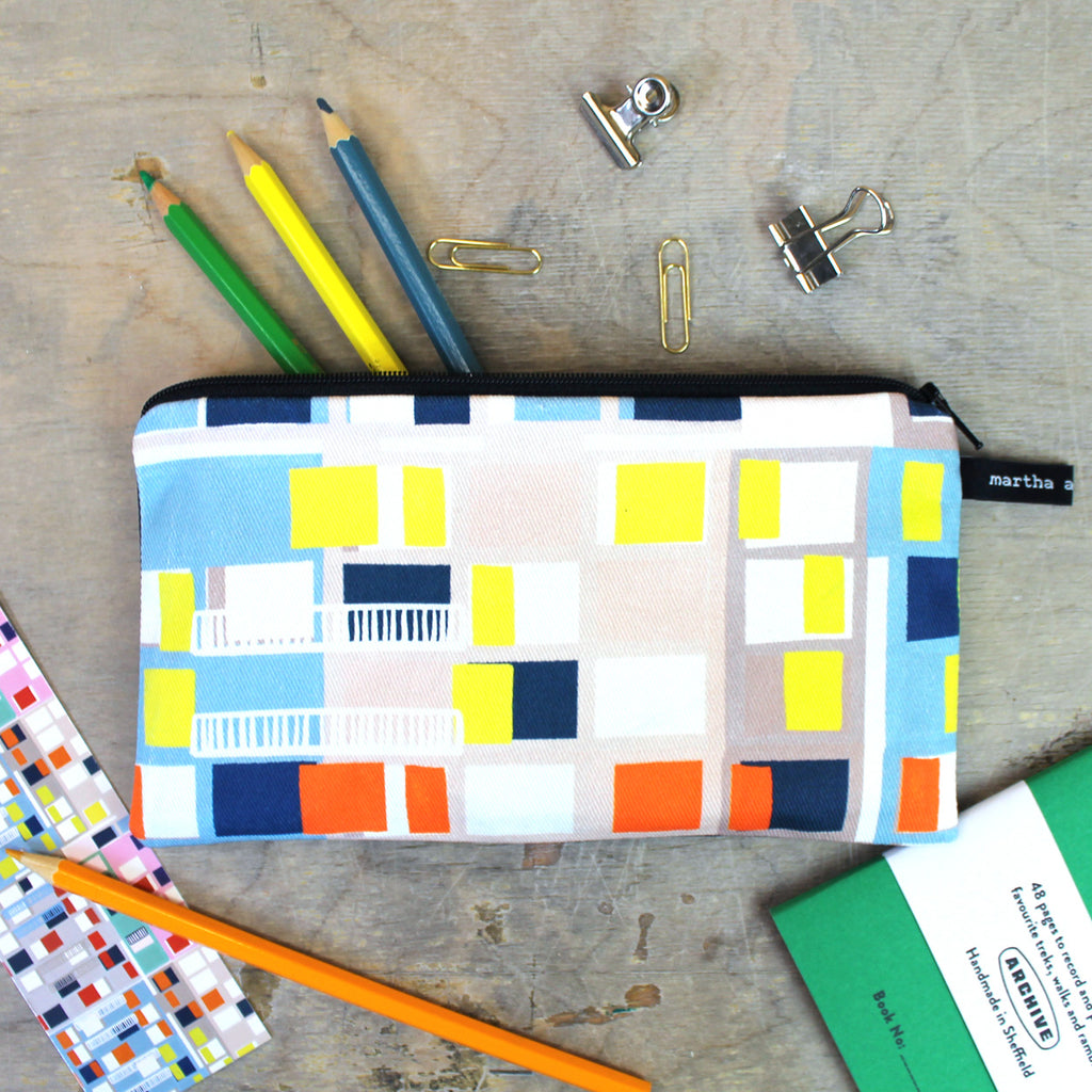 Park Hill Sheffield Pencil Case - Martha and Hepsie