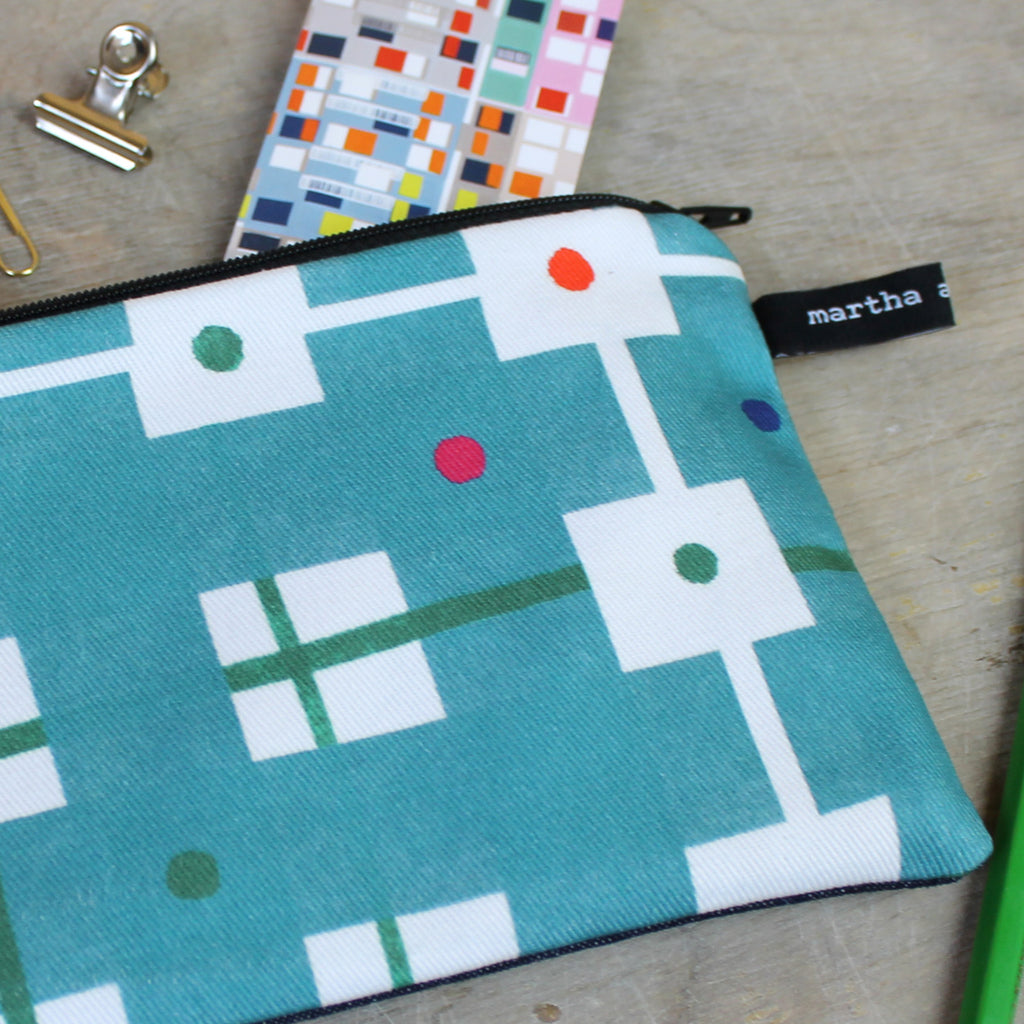 Welsh Blanket Check Pencil Case - Martha and Hepsie
