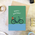 Cycling Happy Birthday Card