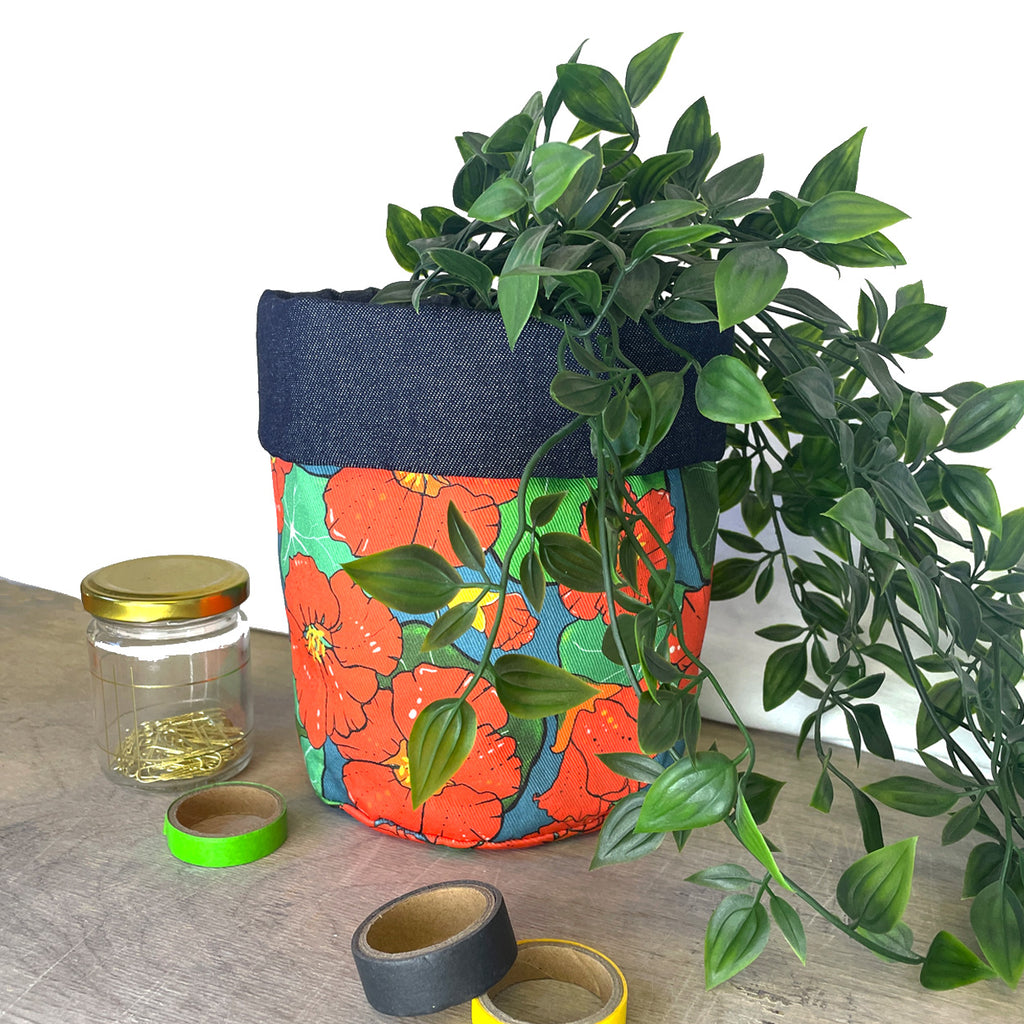 Nasturtium Storage Basket - Martha and Hepsie