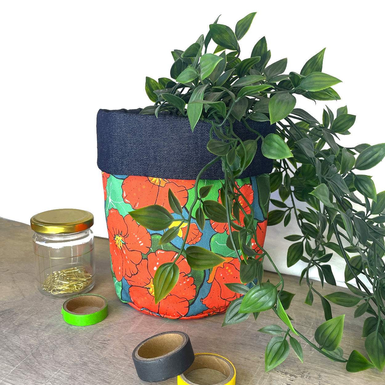 Nasturtium Storage Basket - Martha and Hepsie