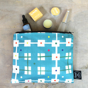 Welsh Blanket Check Wash Bag