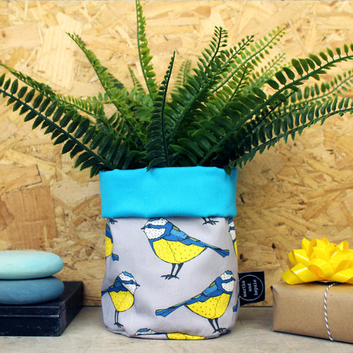 Blue Tit Storage Basket - Martha and Hepsie