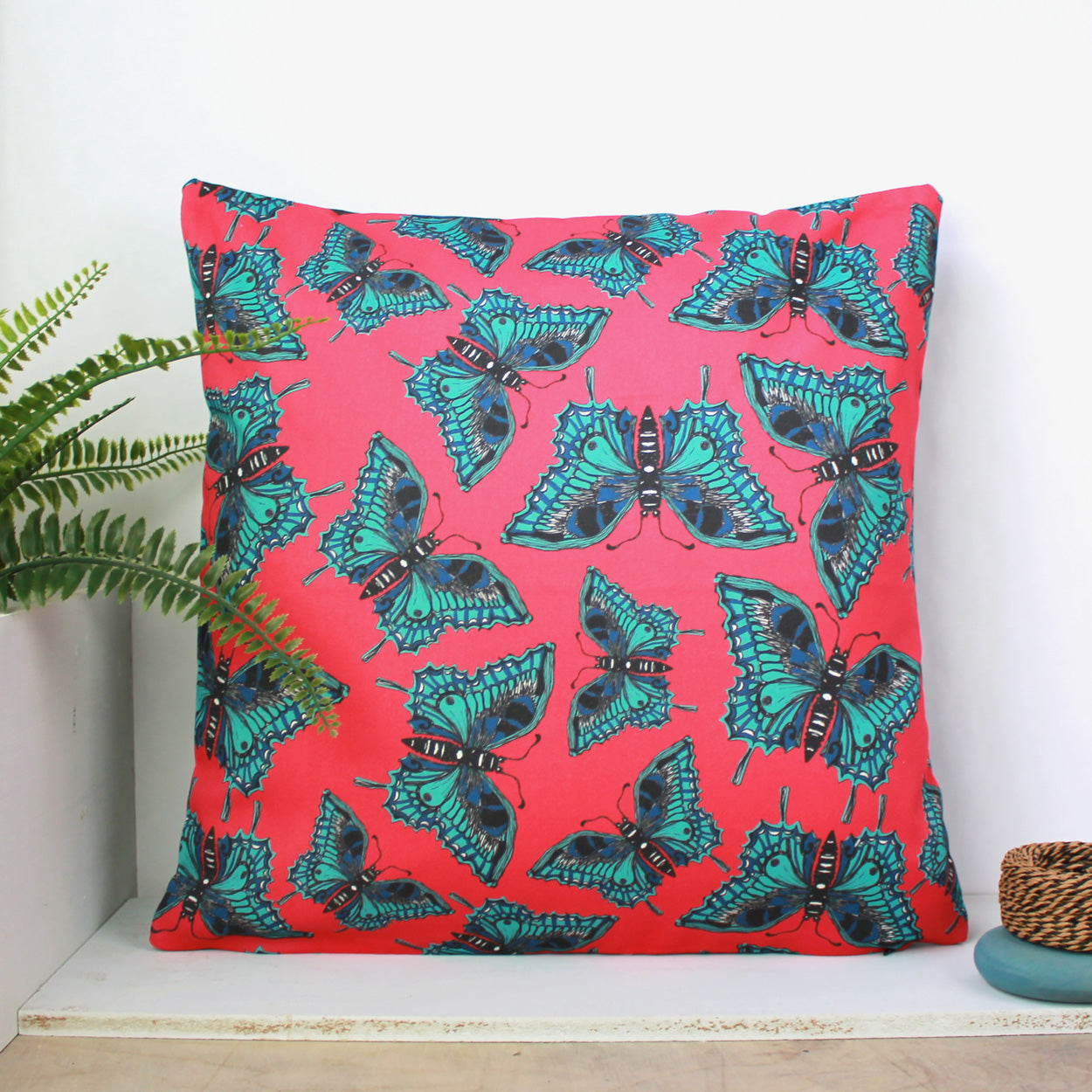 Pink Butterfly Fabric - Martha and Hepsie