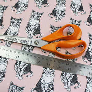 Pink Cat Fabric - Martha and Hepsie
